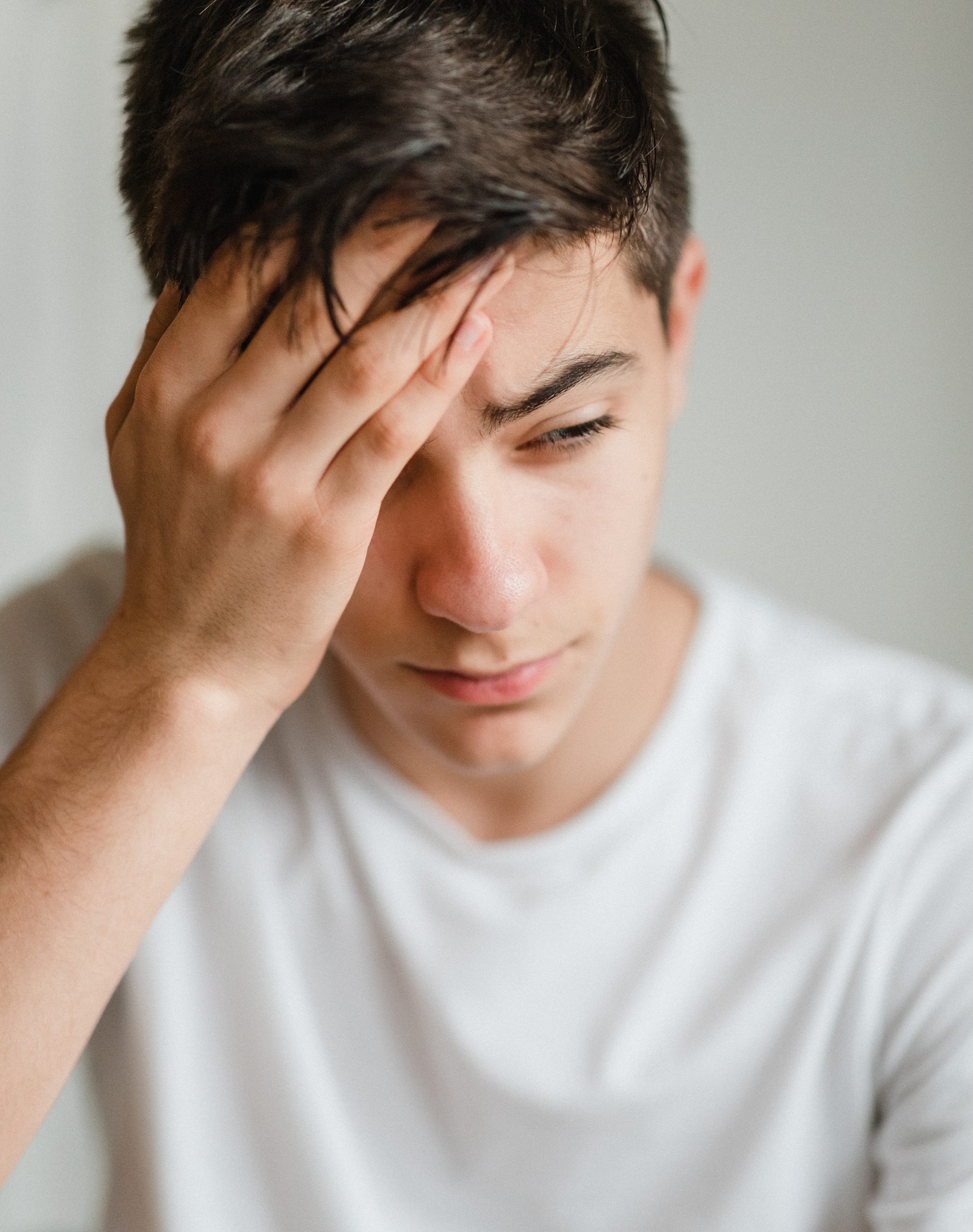 Stressed Young Man
